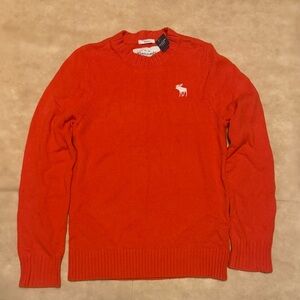 Abercrombie & Fitch Men's Red Sweater